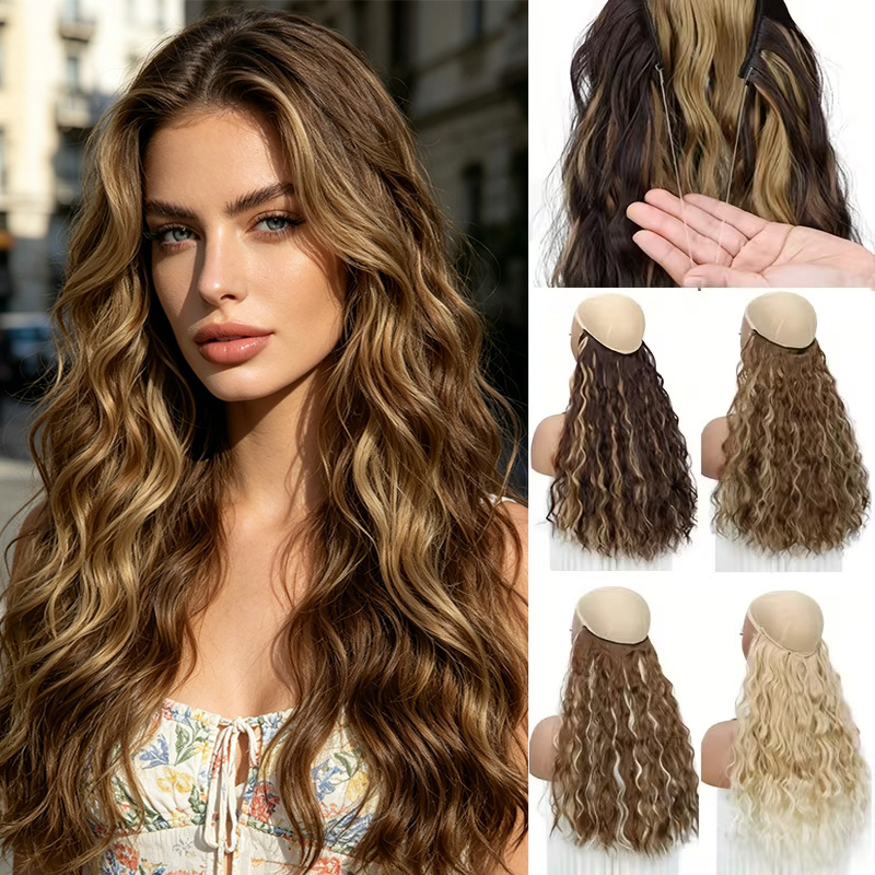 Monofilament Line - 18Inch Synthetic Long Wavy Culry Fluffy