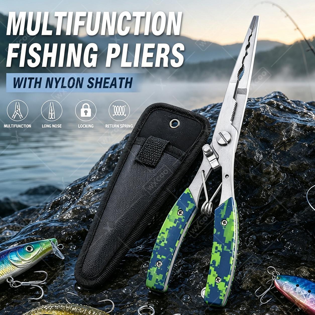 Saltwater Line - Multi-Function Stainless Steel Hawk Bill Fishing