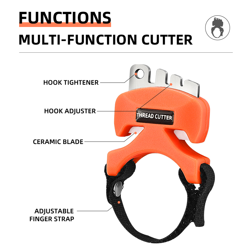 Multifunctional Ring Finger Cu - đánh giá và giá Fishing Line Cutter