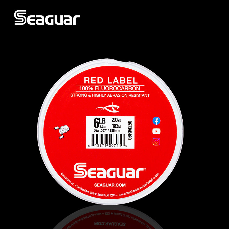 SEAGUAR Red Label 160M/183M 10 - đánh giá và giá Fluorocarbon Line