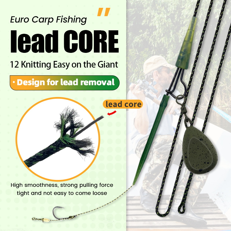 1set Professional Carp Fishing - đánh giá và giá Leader Line