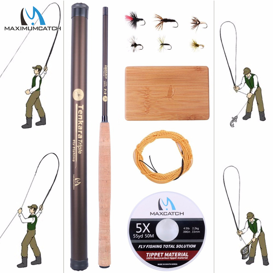 Maximumcatch 9-13FT V-Tenkara  - đánh giá và giá Fishing Line Box