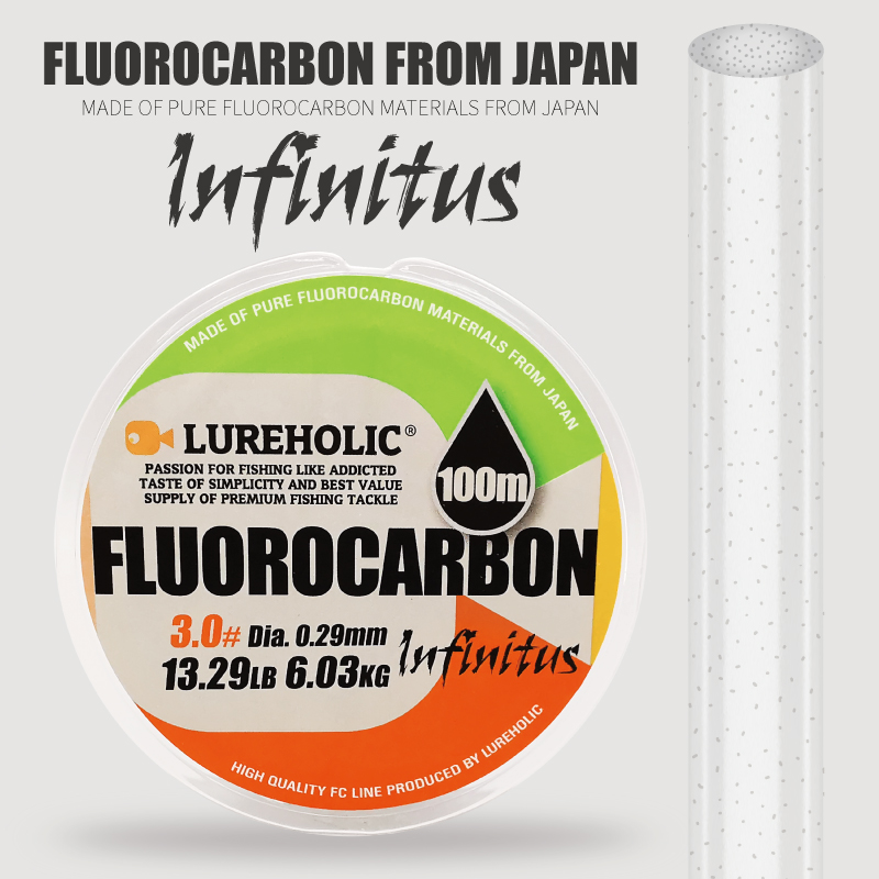 Lureholic Vô Cực Utra Mềm Mại  - đánh giá và giá Fluorocarbon Line