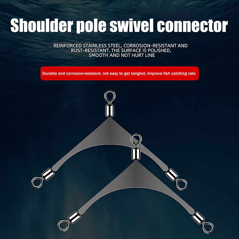 10Pcs/Lot 3 Way Swivels Connec - đánh giá và giá Saltwater Line
