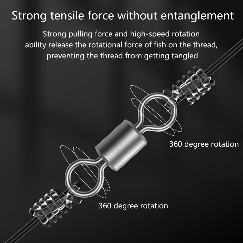 ★▲100Pcs Fishing Swivels Stain - đánh giá và giá Monofilament Line