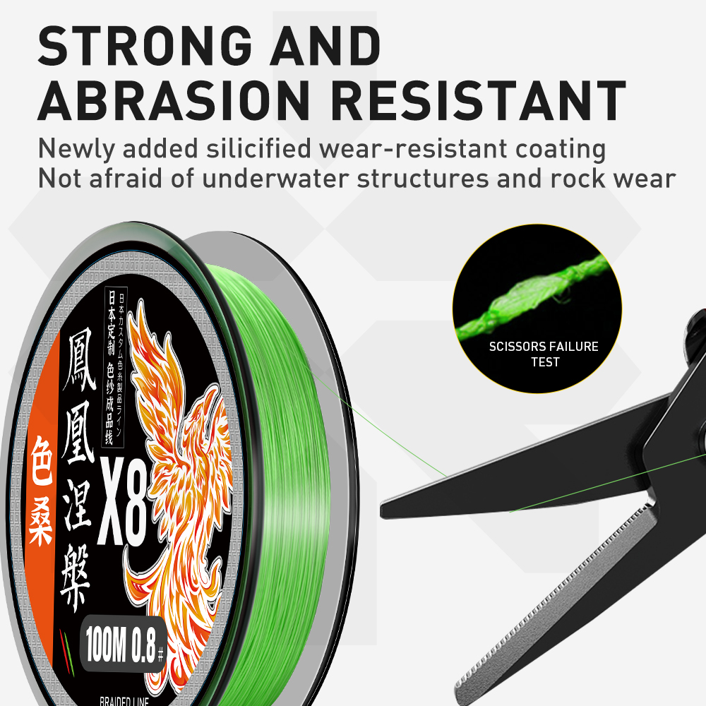 ZUKIBO Phoenix 8 Strand PE Bra - đánh giá và giá Ice Fishing Line
