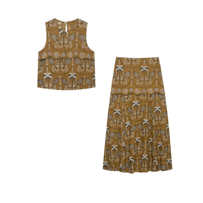 Women Embroidery Midi Skirts S - đánh giá và giá Fly Line